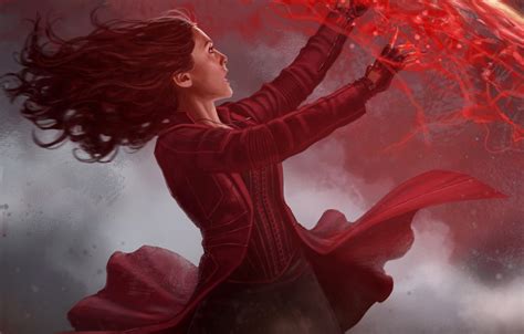 Scarlet Witch Desktop Wallpaper Hd Super Heroes Zone