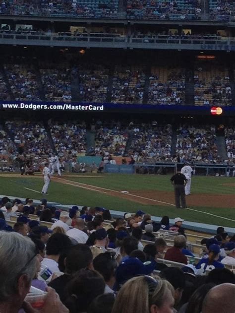 Dodger Stadium Section 44fd Row H Seat 13 Los Angeles Dodgers Vs