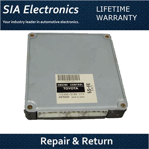 Toyota Ecm Ecu Repair And Return Sia Electronics