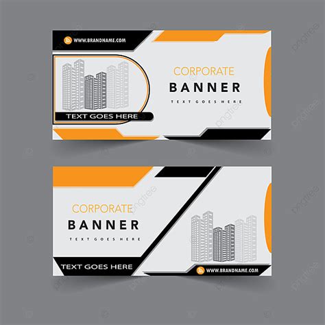 Yellow And Black Corporate Banner Template Download On Pngtree