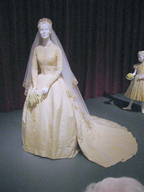 Grace Kelly Wedding Dress On Display At The Philadelphia Museum Of Art