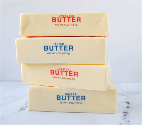 Unsalted Butter Vs Salted Butter In Baking Which To Use