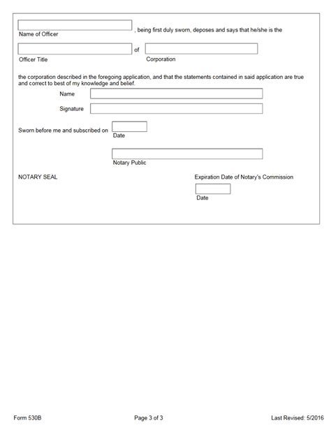 Free Ohio Foreign Nonprofit Corporation Application For License Form 530b