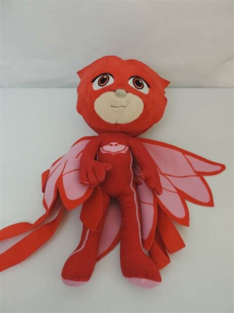Pj Mask Owlette Red 15 Soft Plush Doll Backpack Authentic Ebay
