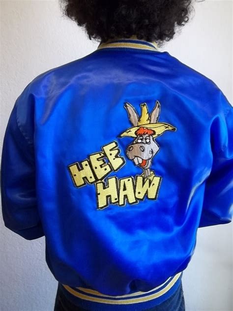 Price Reduction Vintage 1970s Blue Satin Hee Haw Etsy Hee Haw