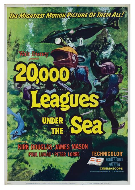 20000 Leagues Under The Sea 40x60 Poster Van Eaton Galleries