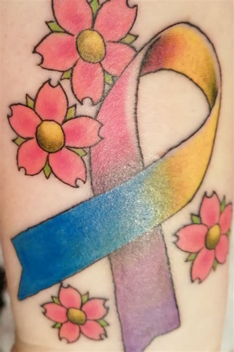 Exploring The Meaning Behind Pink And Blue Ribbon Tattoos A Guide For Those Interested In