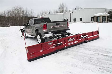 Boss Snowplows New Drag Pro Plow For Your Pickup Truck