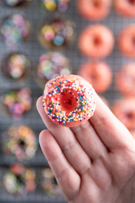 Mini Baked Donuts With Glaze Recipe Kylee Cooks