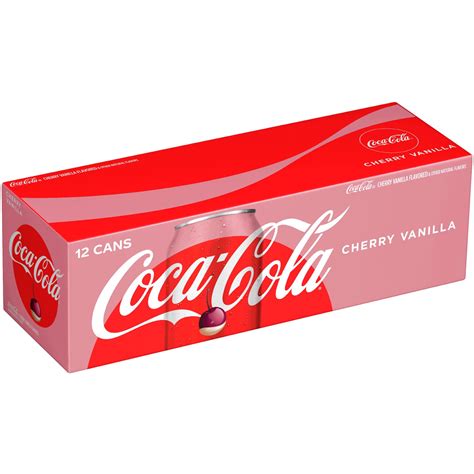 Cherry Vanilla Coke Cherry Vanilla Flavored Coca Cola Soda Pop Soft