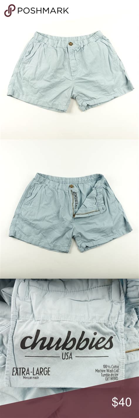 Chubbies Mens Casual Shorts Blue Size Xl A1904 Men Casual Casual Shorts Chubbies Shorts