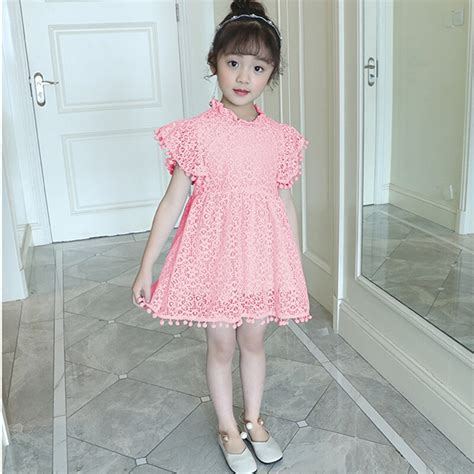 Dfxd Kids Girls Clothes Princess Dress 2018 New Summer Lovely Baby