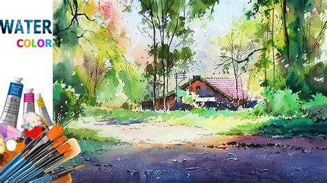 30 Elegant Watercolor Painting Landscape Home Decoration And Inspiration Ideas