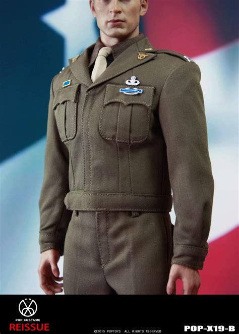 New Product Poptoys 1 6 Series X19 World War Ii Golden Age Us Army Uniform Uniform Set B