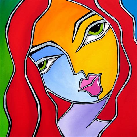 Abstract Art Picasso Faces