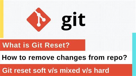 Git Tutorial What Is Git Reset Soft Mixed Hard How To