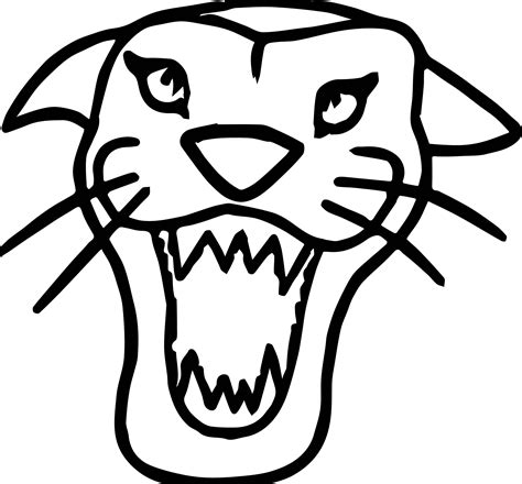 Select from 35870 printable coloring pages of cartoons, animals, nature, bible and many more. Wild Tiger Face Coloring Page | Wecoloringpage.com