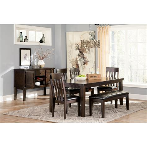 Signature Design By Ashley Haddigan Ashh D596 01 Slat Back Dining