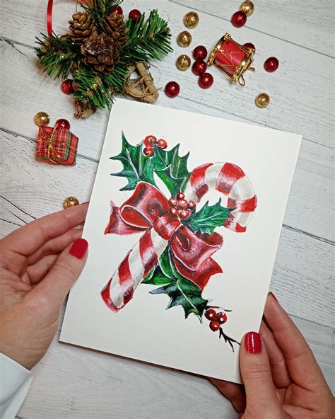 Watercolor Christmas Card Ideas Sisa 🎨 Artist Sisainwonderland