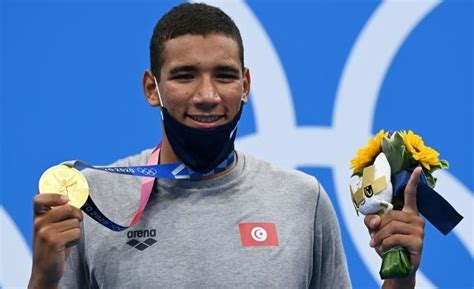 Merci Ahmed Hafnaoui Pour Cette Médaille Dor Olympique En Natation