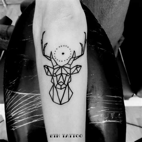 Deer Tattoo Geometric Tattoo