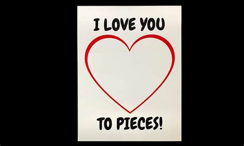 I Love You to Pieces: Valentine's Day Craft [Free Printable] | Mombrite