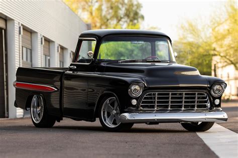 No Reserve Vortec Powered 1955 Chevrolet 3100 Pickup For Sale On Bat