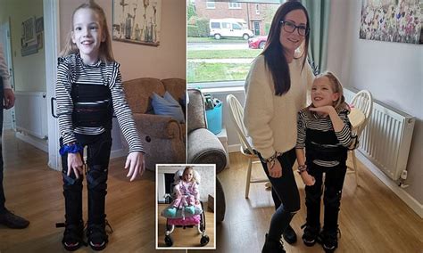 mother shares heartwarming moment her disabled daughter 10 takes her first steps daily mail