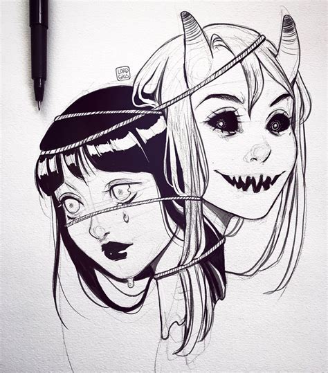 Lorp Gribs 🍩 On Instagram “inktober Day 5 Sister Which One Do You