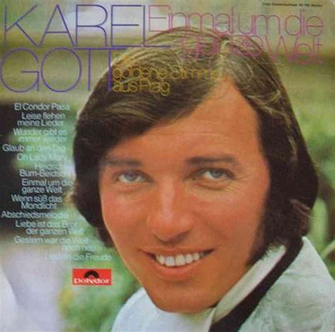 Le seuil nombre de pages: Karel Gott - Einmal um die ganze Welt (Polydor CSA LP)