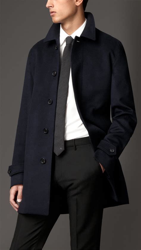 Find great deals on women's wool coats at kohl's today! Burberry Wool Cashmere Car Coat in Blue for Men (navy) | Lyst