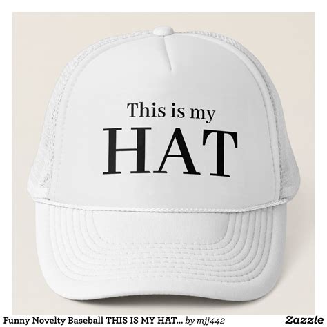 Funny Novelty Baseball This Is My Hat Cap Hat Sun Hats For Women Hats