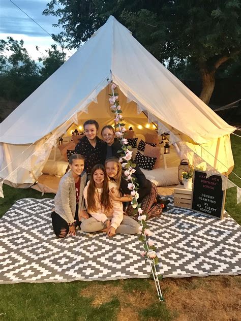 glamping in the desert glamping sleepover slumber party glamping party az sleepy teepee