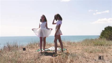 Model Agency Brimad In Summer Trip Posing Near Black Sea