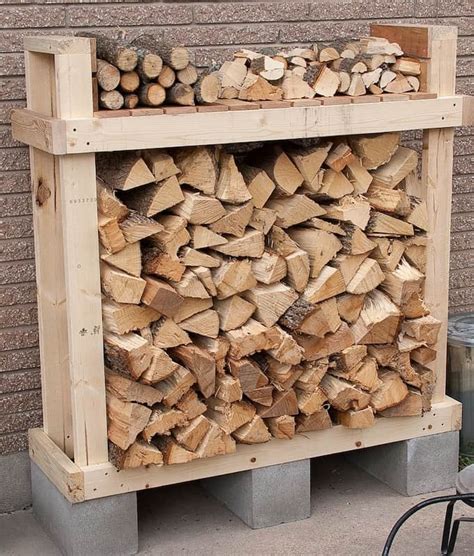 How To Make Firewood Racks