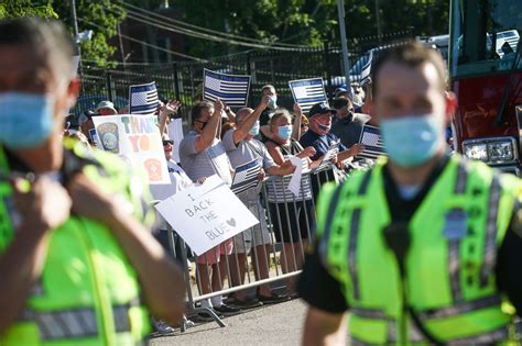 Dueling Black Lives Matter Pro Police Rallies Take Place In Boston