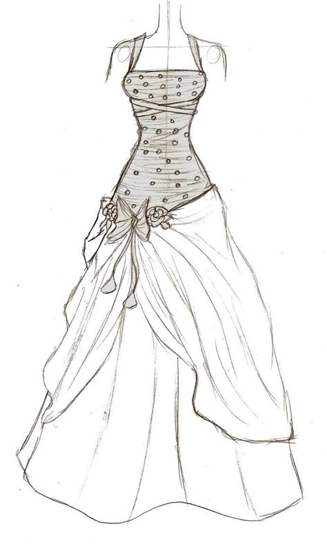 Upon A Remstar S Deviantart Gallery Fashion Illustration Sketches Dresses Dress Design