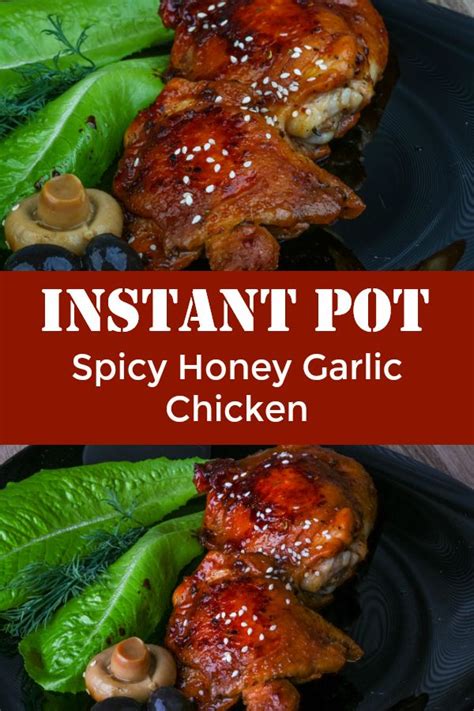 I mean, dump all of the ingredients in the pot and press on start! Instant Pot Spicy Honey Garlic Chicken | Recipe | Instant ...
