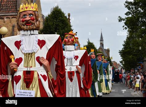 Giant Parade Nieuwpoort Stock Photo Alamy