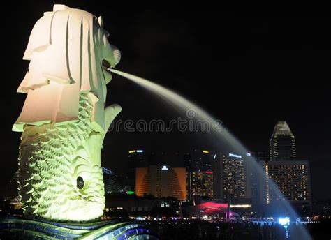 Merlion Statue At Sentosa Singapore Editorial Image Image Of