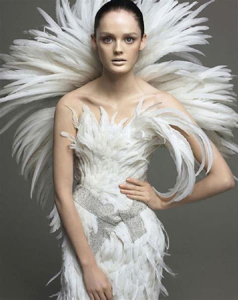 Birds And Fashion Feather Fashion Feather Dress Bird Fashion