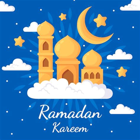 Free Vector Ramadan In Flat Design