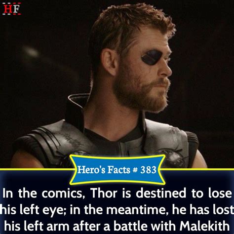 Thor Lost His Eye Facts Marvel Marvelcomics Marveluniverse