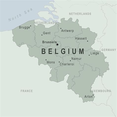 Physical map of belgium showing major cities, terrain, national parks, rivers, and surrounding countries with international borders and outline maps. Belgium - Traveler view | Travelers' Health | CDC