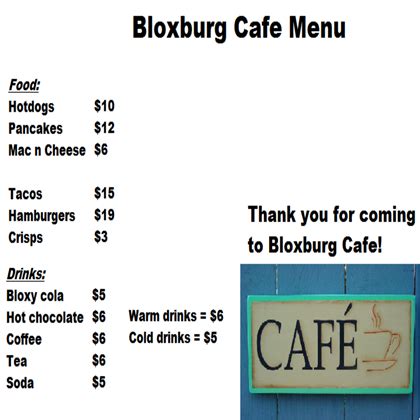 Roblox Bloxburg Cafe Menu Codes Roblox Free Run 4 - Royale.