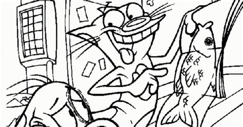 Download Kids Page: - Print Or Download Catdog Nickelodeon Coloring Pages