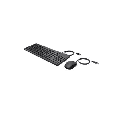 Hp 150 Wired Mouse And Keyboard Wired Usb Multi Device Keyboard Black