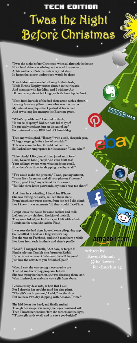 Twas the night before christmas: Twas the Night Before Christmas: Tech Edition - ChurchMag