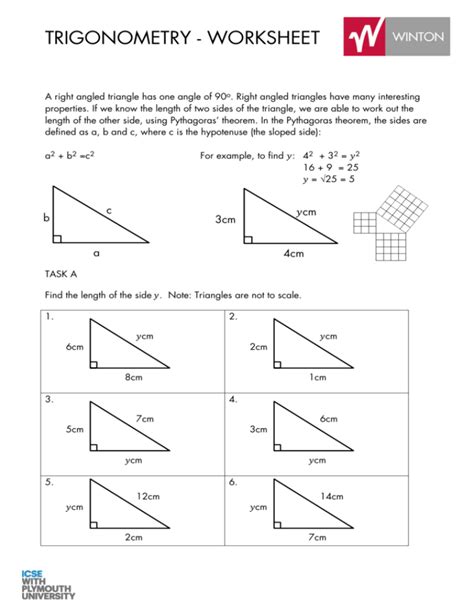 Trigonometry Worksheet