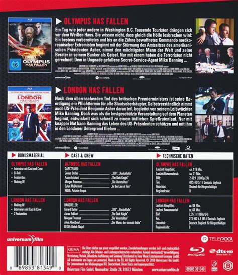 Angel has fallen trailer for the 2019 sequel to london has fallen and olympus has fallen starring gerard butler and morgan. Olympus Has Fallen / London Has Fallen (2 Blu-rays) - CeDe.ch